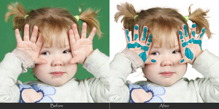 children-retouching